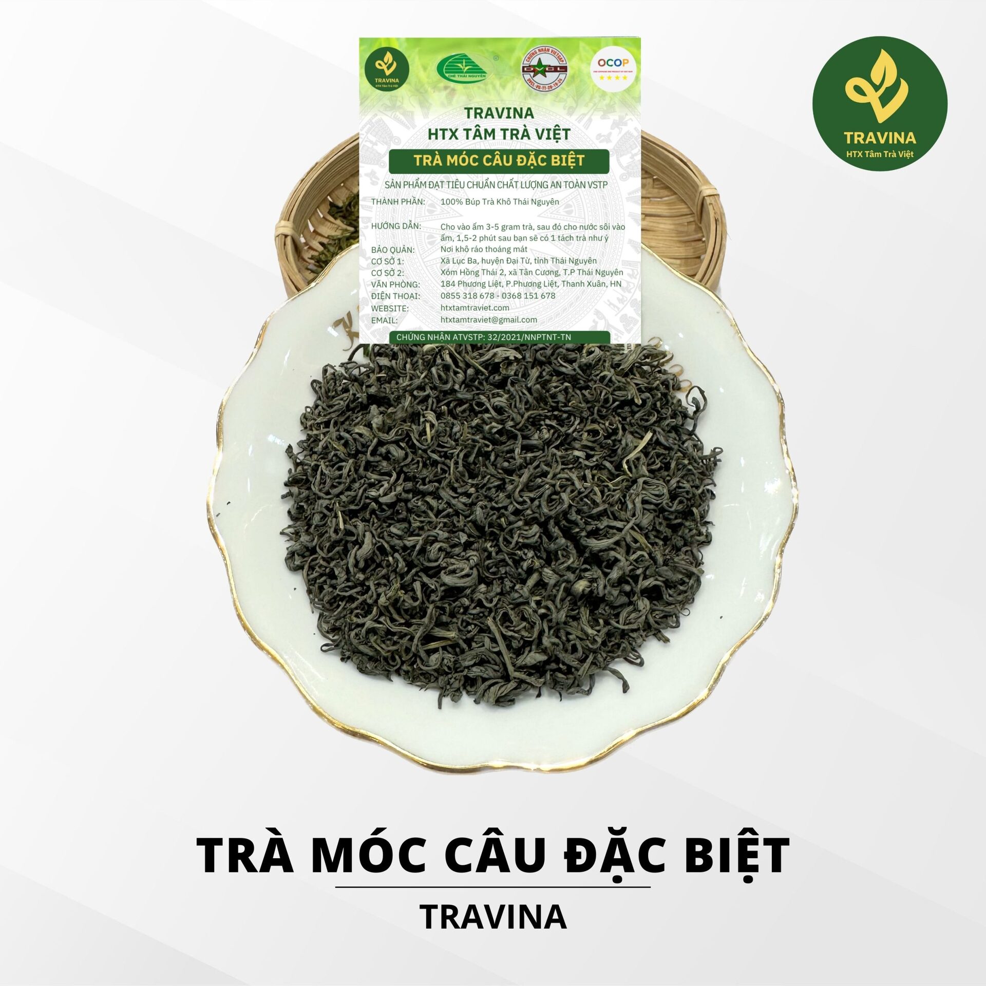 Cánh Trà Móc Câu Đặc Biệt – sợi nhỏ, xoăn như móc câu