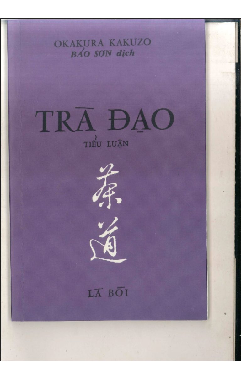 Trà Đạo — con đường của trà Bìa sách Trà Đạo — con đường của trà
