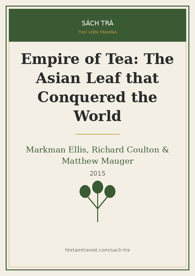 Bìa sách Empire of Tea – Markman Ellis, Richard Coulton & Matthew Mauger