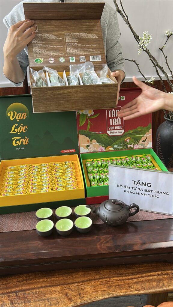 Dựng danh mục trà xanh cho cửa hàng: bốn nhóm hàng và số mã tối thiểu Hộp quà trà Thái Nguyên TRAVINA