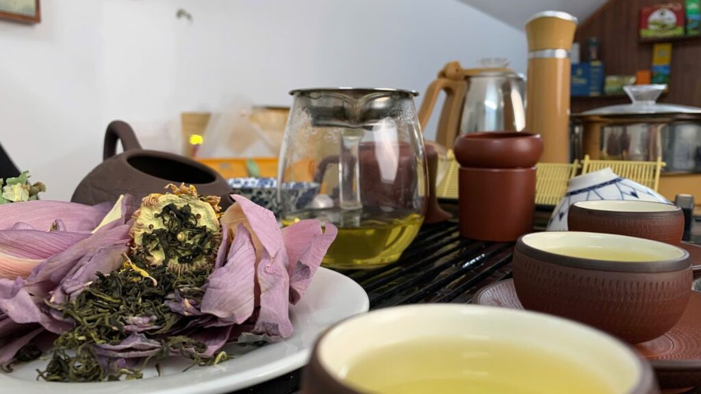 Đại lý chè Thái Nguyên tại Ninh Bình: nguồn trà cho nhà hàng, homestay và cửa hàng quà vùng Hà Nam, Nam Định Trà ướp hương sen