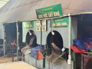 Công đoạn chế biến chè tại xưởng