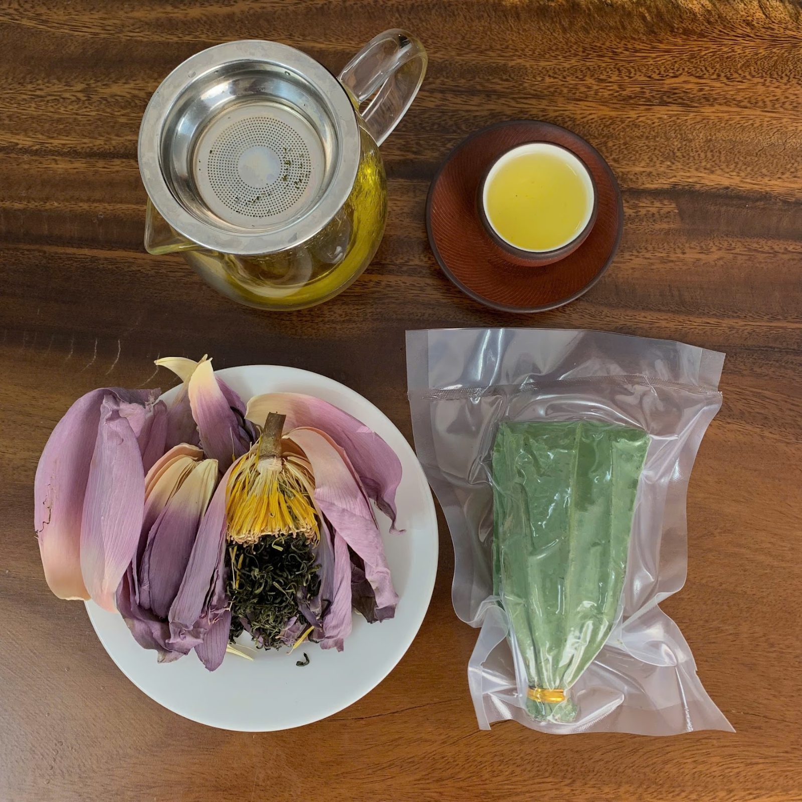 Trà ướp hương sen
