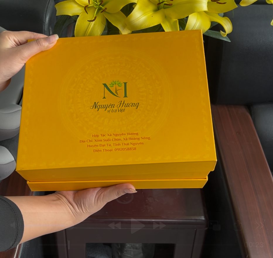 Hộp quà trà Thái Nguyên TRAVINA