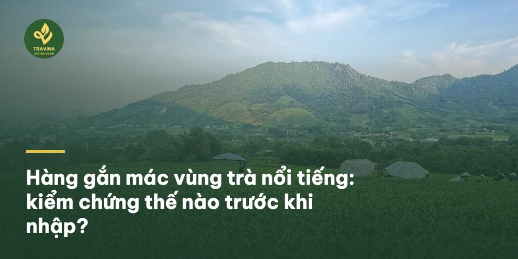 Hàng gắn mác vùng trà nổi tiếng: kiểm chứng thế nào trước khi nhập? Hàng gắn mác vùng trà nổi tiếng: kiểm chứng thế nào trước khi nhập?