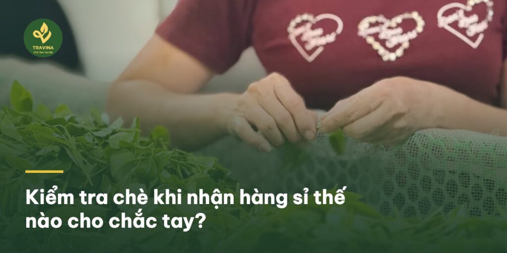 Kiểm tra chè khi nhận hàng sỉ thế nào cho chắc tay?