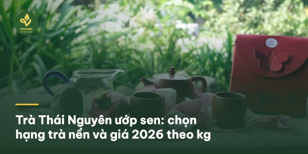 Trà Thái Nguyên ướp sen: chọn hạng trà nền và giá 2026 theo kg