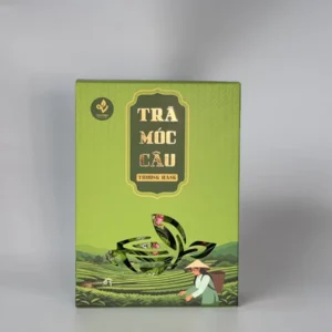 Hộp Trà Móc Câu Thượng Hạng có ô cửa sổ hình lá – TRAVINA HTX Tâm Trà Việt