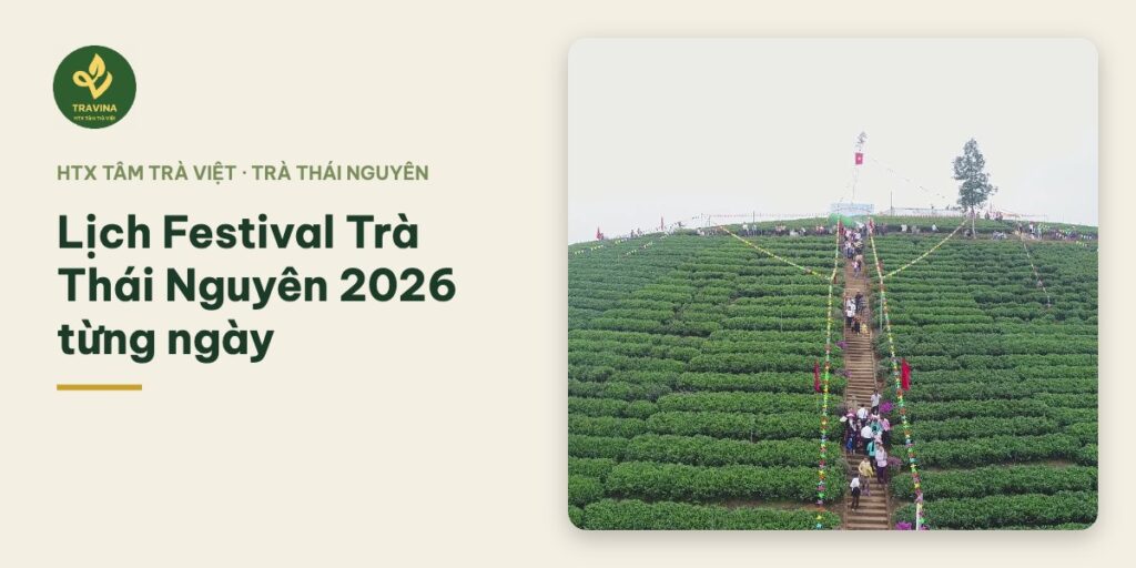 Lịch Festival Trà Thái Nguyên 2026 từng ngày: 9 ngày, hoạt động nào ở đâu?