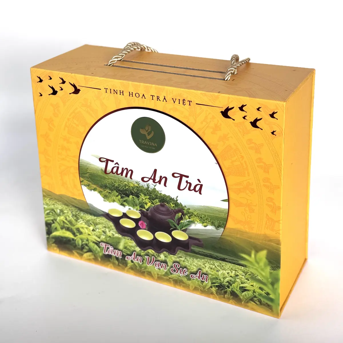 Set quà Tâm An Trà – hộp quà xách tay Set quà Tâm An Trà – hộp quà xách tay