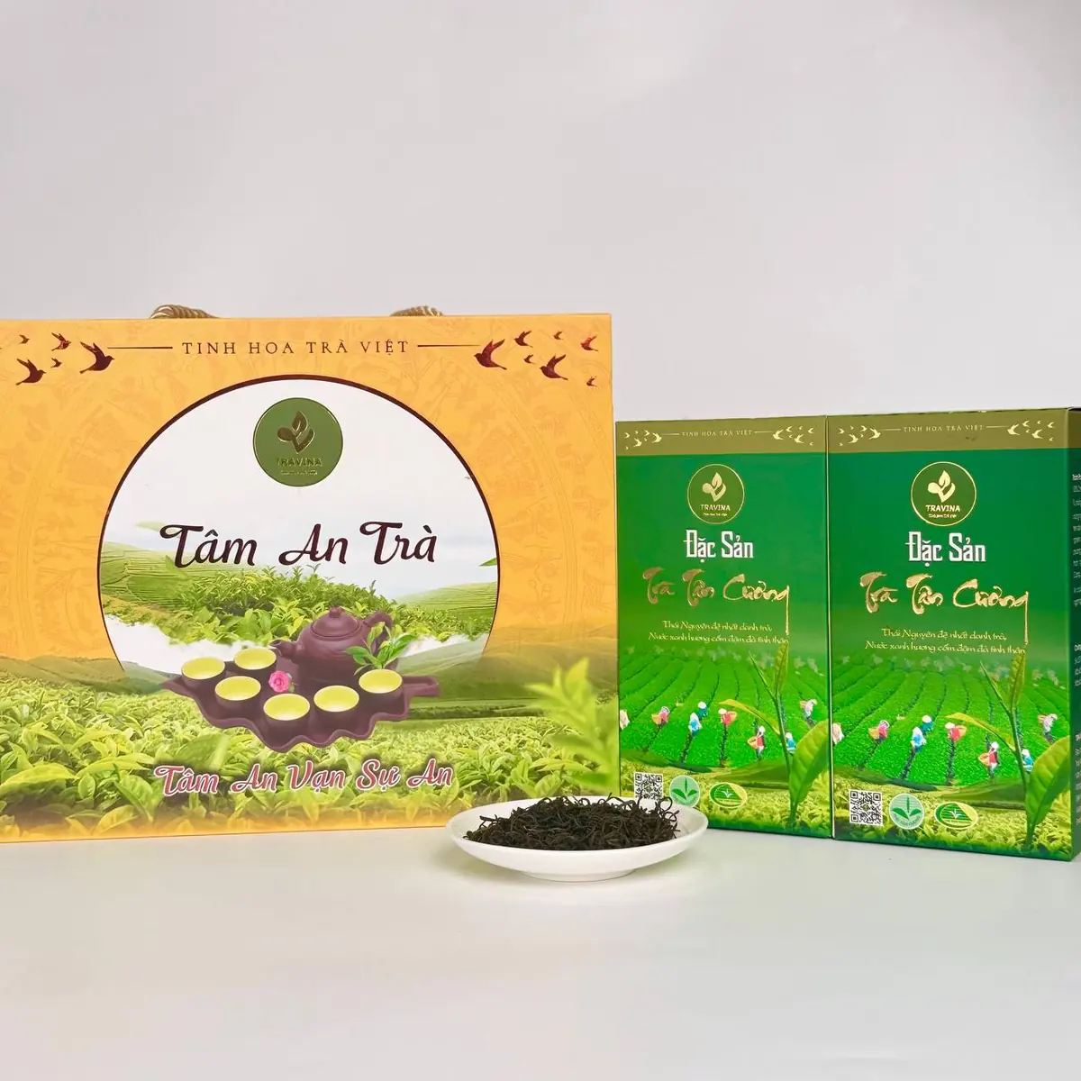 Set quà Tâm An Trà – set quà và hộp trà Set quà Tâm An Trà – set quà và hộp trà