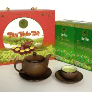 Set Trà Tâm Thảo - HTX Tâm Trà Việt - Set Quà Tặng Set quà Tâm Thảo Trà – set quà bên ấm trà