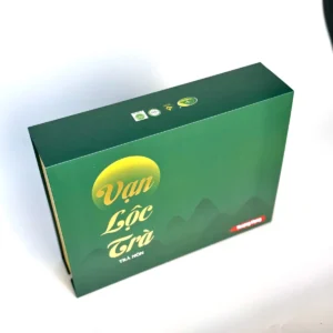 Set quà Tâm Trà Vạn Lộc – hộp nhìn nghiêng