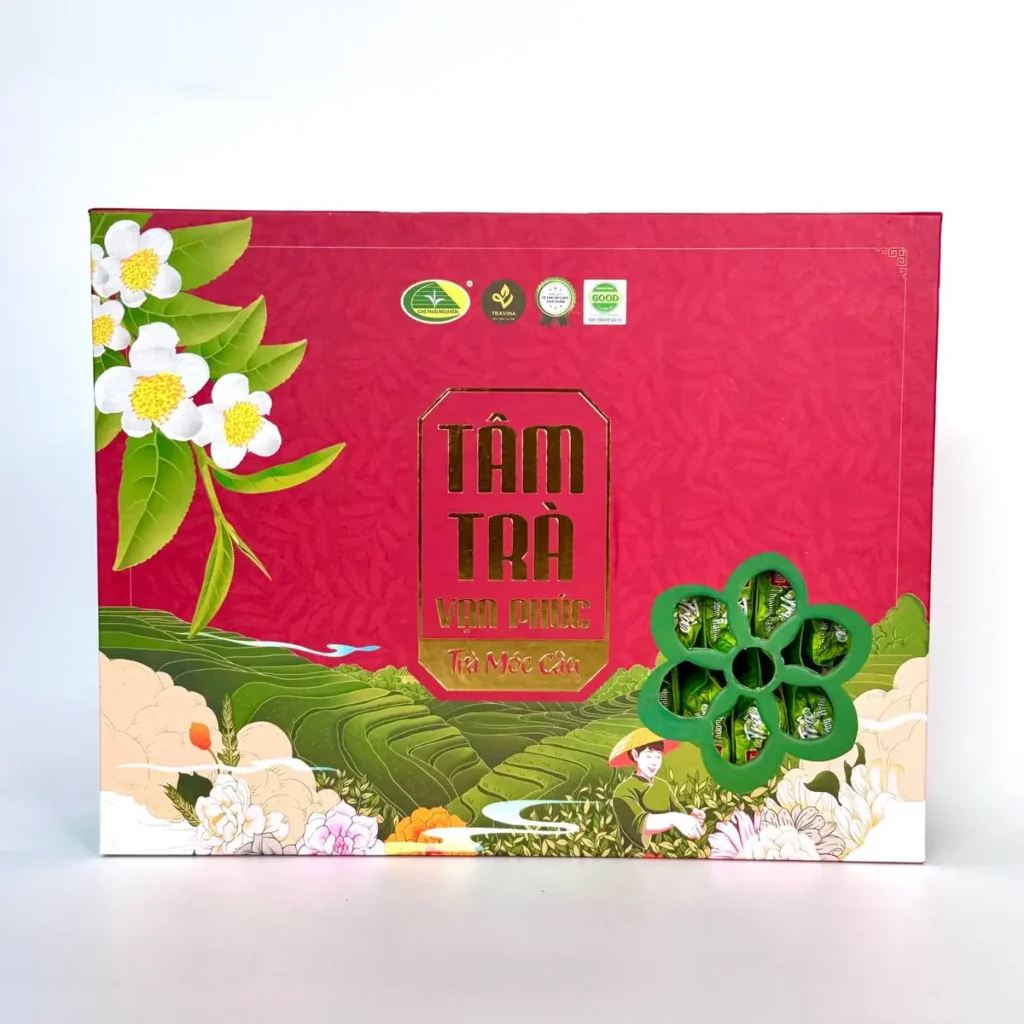 Set quà Tâm Trà Vạn Phúc chuẩn bị cho mùa quà Tết