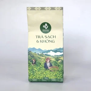 Trà Sạch 6 Không – mặt trước bao bì